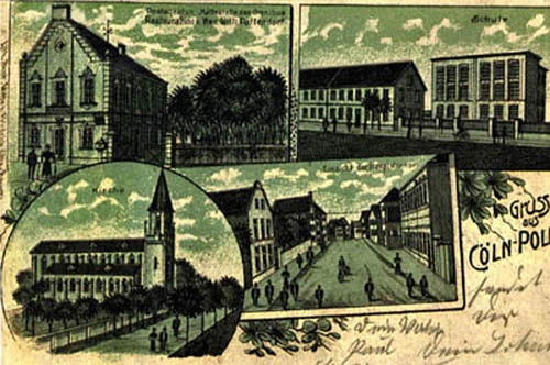 Postkarte mit Restauration Paffendorf-Fassbender